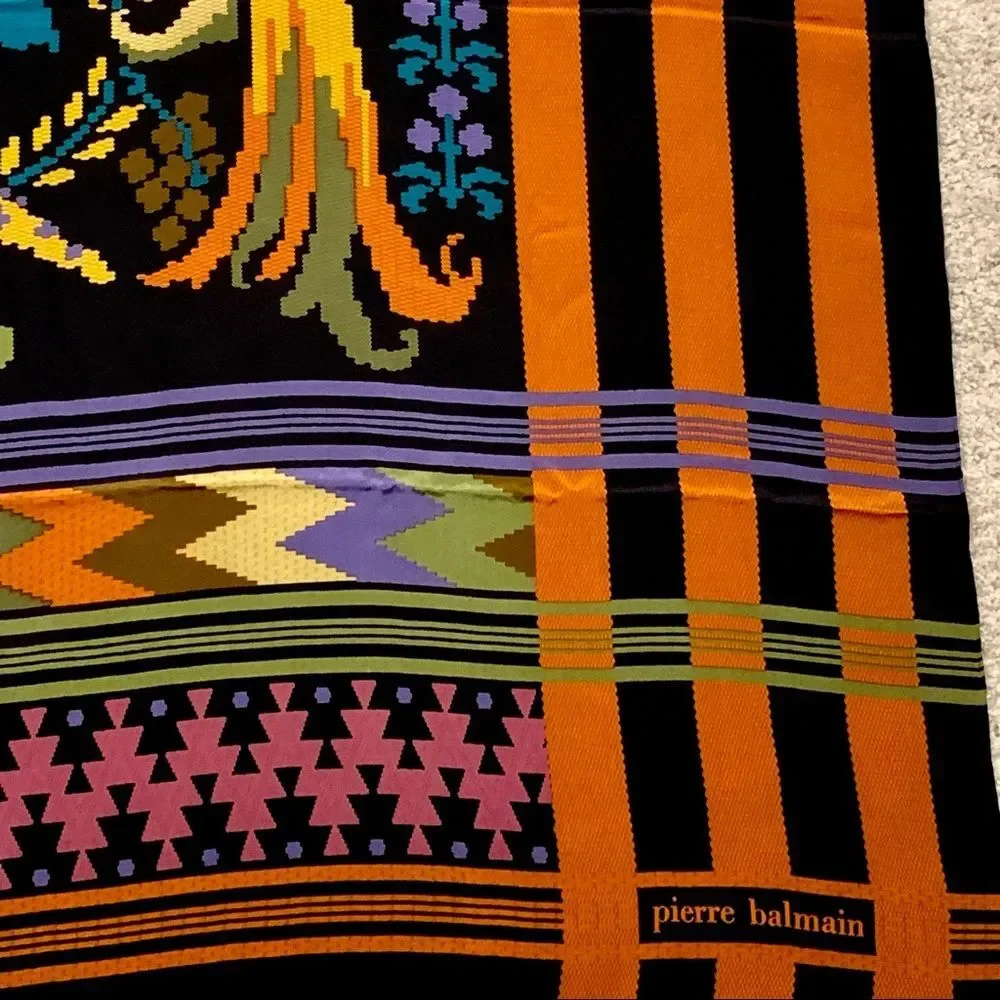 Vintage Pierre Balmain Beautiful‎ Silk Scarf